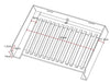 Radiator Cover Cabinet Modern MDF Wood Grey White Anthracite Small Medium Large