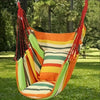 Deluxe Hanging Rope Chair Porch Swing Yard Garden Patio Hammock Cotton Outdoor