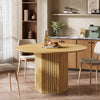 Round Dining Table for 4, 47.24-Inch Wood Dining Table for Kitchen Living Room