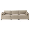 Dusk Miami Chenille Oatmeal 3 Seater Sofa RRP £999