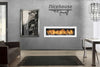 Bio Ethanol Fireplace Biofire Fire Wall Modern Stylish 1200 x 400 GLASS 5