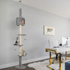 Floor to Ceiling Cat Tree Tower 224-256cm Climbing Scratching Post with Condo