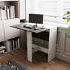 Drop Leaf Dining Table Large Folding Desk Space-Saving Kitchen Storage Breakfast