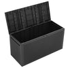 340L Lockable Garden Cushion Box Shed Outdoor Storage Chest Plastic Waterproof
