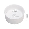 Bathroom Counter Top Ceramic Wash Basin Cloakroom Gloss Sink Round Gloss White