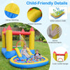 Inflatable Bounce House Kids Water Slide and Bouncy Area with Splash Pool