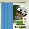 6.1FT Sliding Rail Barn Door Hardware Steel Roller Closet Track System Home Kit