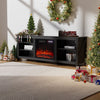 Electric Fireplace With TV Stand Unit Cabinet LED Fire Heater Flame Living Room