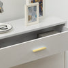 Shoe Storage Cupboard with 2 Flip Doors and Sliding out Drawer, White