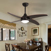 48 inch Ceiling Fan with Light Remote Control Indoor Ceiling Lamps 3 Wind Speeds