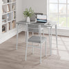 5PCS Wooden Dining Table Set for 4,Kitchen Table&Chairs Set w/Upholstered Seats