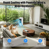 3 IN 1 Portable Air Conditioner, 12L, Evaporative Air Cooler Fan with Remote & L