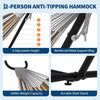 2-Person Outdoor Hammock w/ Stand,450 Lbs,Portable Hammock w/Carry Bag,11 Colors