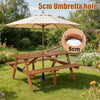 Picnic Table Set With 4 Seater Bench BBQ Beach Outdoor Deck Garden Park Wooden
