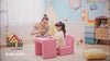 2 in 1 Kids Sofa Set Table and Chair Set Toddler Armchair Seat