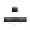 160cm Matte Black 2 Doors TV Cabinet Floating TV Stand Centre Media Console Unit