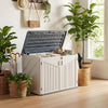 975 Litre Outdoor Storage Box Garden Patio Plastic Chest Lid Container Multibox