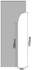 Radiator Cover Cabinet Modern MDF Wood Grey White Anthracite Small Medium Large