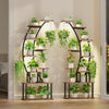 9 Tier Plant Stand Indoor With Grow Lights Tall Corner Shelf For Multiple Plants