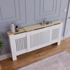 Arlington Radiator Cover White Traditional Modern Cabinet Wood Grill Furniture