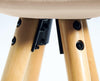 Bar Stools Kitchen Breakfast Chairs Dining Modern Wooden Velvet | Set of 2
