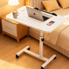 Height Adjustable Mobile Over Bed Table Hospital Overbed Aid Chair Laptop Tray