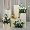 Folding Paper Cylinder Plinth Flower Pedestal Wedding Centerpiece Cake Stand DIY