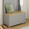 Grey Coat Stand with Shoe Storage, Hallway Unit & Storage Bench,
