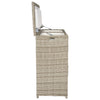 Grey 62 Litre Rattan Double Cooler Box - Aspen FTR094