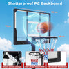 Stepless Adjustable Basketball Stand w/Stable Weighted Base