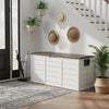 Large Outdoor Storage Box Garden Patio Plastic Chest Lid Container Multibox Shed