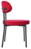 2 Velvet Dining Chairs Velvet Seat Chairs Plush velvet seat and backrest