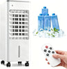 3-in-1 Evaporative Air Cooler with Remote, 6L Portable Air Cooler with 4 Ice Pac