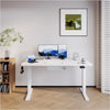 120-140cm Electric Standing Desk Adjustable Height Sit Stand Office Desk UK