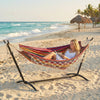 Mondeer 2 Person Hammock w/ Stand Bohemian Style Portable Garden Double Hammock