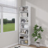 7 Tier Bookcase with Shelving Unit for Storage Bookshelf Living Room Office