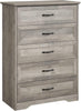 5 Drawer Dresser Chest of Drawers Closet Organizer Storage Living Room Bedroom