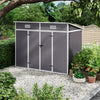 16x8 12x8 8x8FT Plastic Garden Tool Storage Shed Outdoor Lockable Bike Bin House