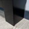 RADIATOR COVER Wall Cabinet MDF Wood Black Horizontal Line Grill Shelf Cabinet