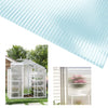 6~42Pcs Polycarbonate Sheet Twinwall Clear 4mm Greenhouse Shed Canopy Roof Panel