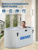 Ice Bath Tub for Athletes Water Chillers 248Gallon Inflatable Cold Plunge Tub