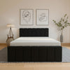 Luxury Plush Velvet Ottoman Bed Frame with Gas Lift Storage, Double & King Sizes