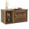 Cat Litter Box Enclosure Hidden Cat Washroom with Winding Entry