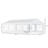 Garden Gazebo Marquee Party Wedding Tent Portable Carport Shelter Car Canopy