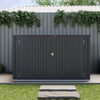 Metal DOUBLE/TRIPLE Wheelie Bin Storage Store Cover Garden Rubbish Dustbin Shed