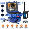 9" Self-Leveling Sewer Camera Pipe Inspection Camera w 512Hz Locator 50M 32GB