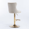 Velvet Swivel Bar Stools Set of 2 Swivel Kitchen Barstools Bar Chairs Grey Black