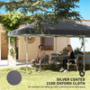 3 x 6m Pop Up Gazebo Height Adjustable Party Tent w/ Storage Bag Grey