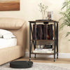Record Player Stand Turntable Stand Vinyl Storage Cabinet Brown