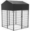 Outdoor Large Dog Kennel Pet House Puppy Training Run Cage PlayPen w/ Shed Cover